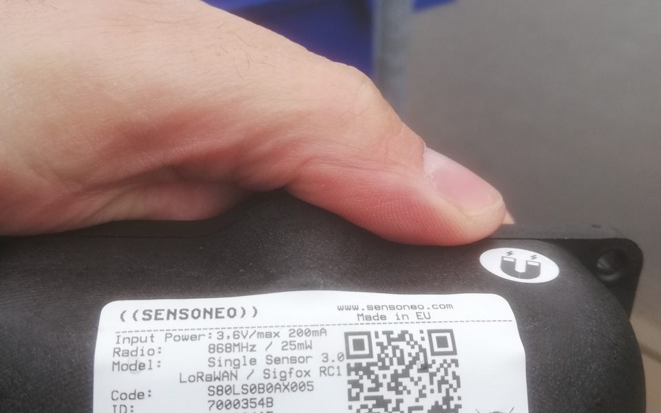 Ultrasonic bin sensor.