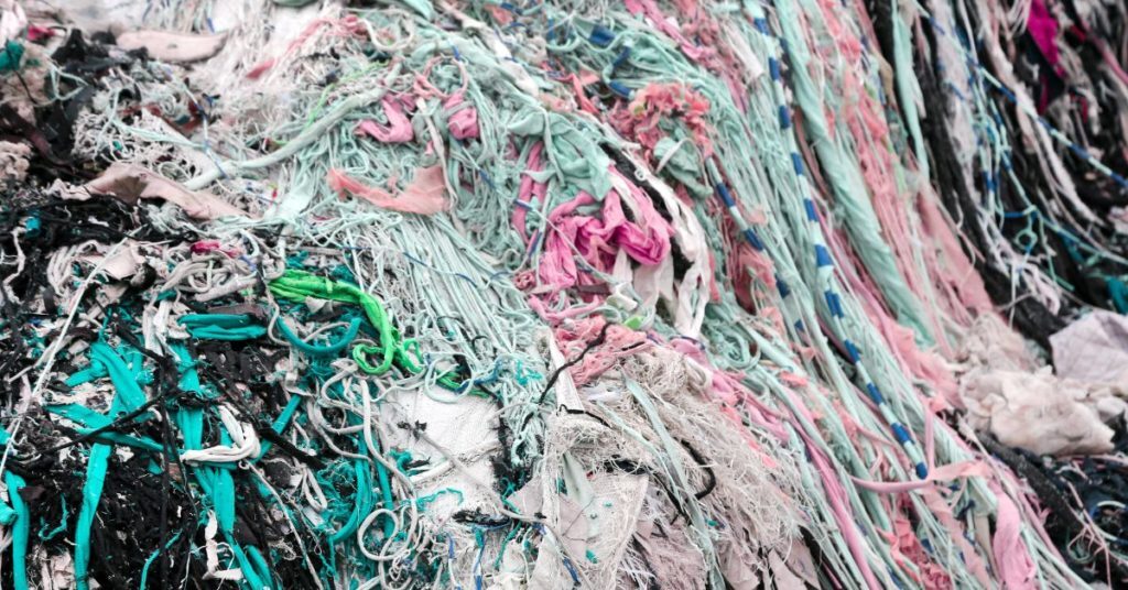 Fibers from fabrics.