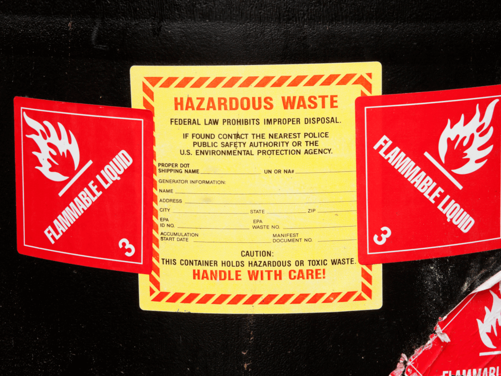 Images Hazardous Waste Disposal Labels 🛢 Hazardous Waste Labels