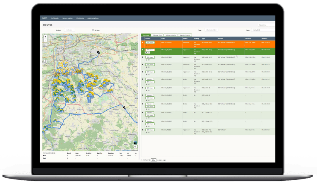 Plan waste collection routes