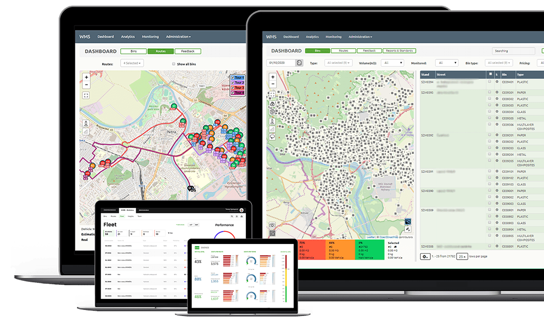 Manage waste smarter in Sensoneo Platform