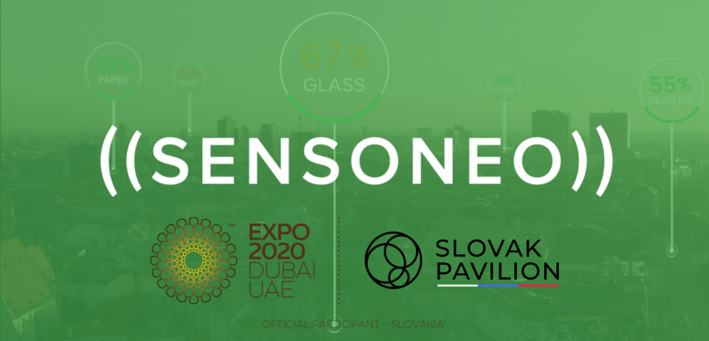 Sensoneo at Expo Dubai 2020 at Slovak Pavilion during Climate and Biodiversity week. 