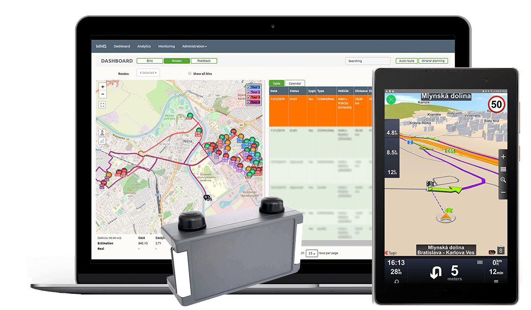 Route Planning for waste collection