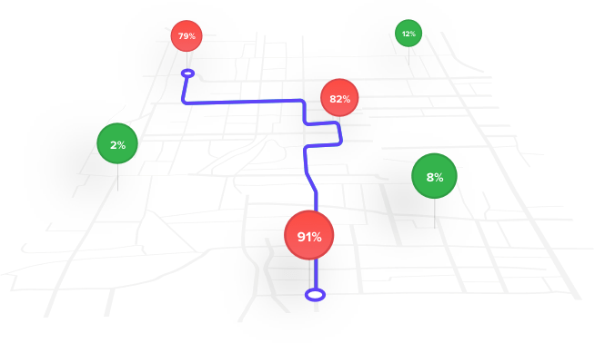 Service verification - detection of pickup